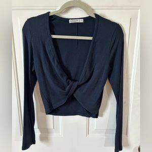 Navy ballet top